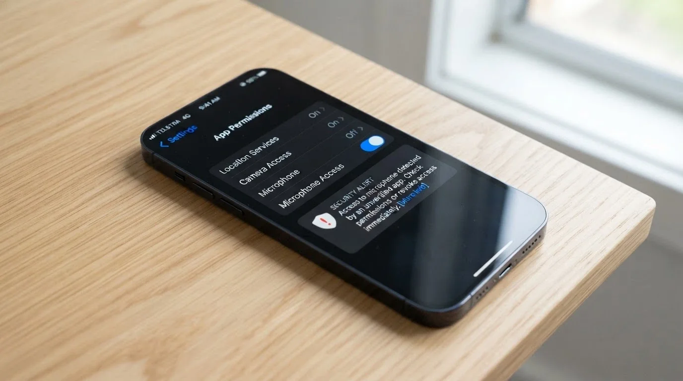 Android phone settings screen showing the allow-installation-from-unknown-sources toggle with a security-warning dialogue visible