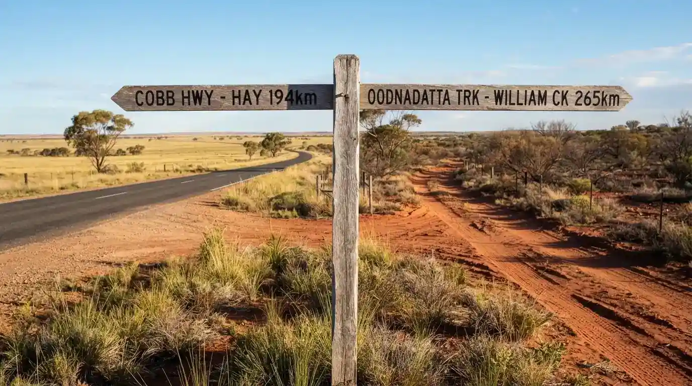 A directional signpost with two diverging paths: one marked 'AU-Licensed Wagering (Protected by Australian Law)' and the other marked 'Offshore Casino Bonus Code (No Legal Recourse)'