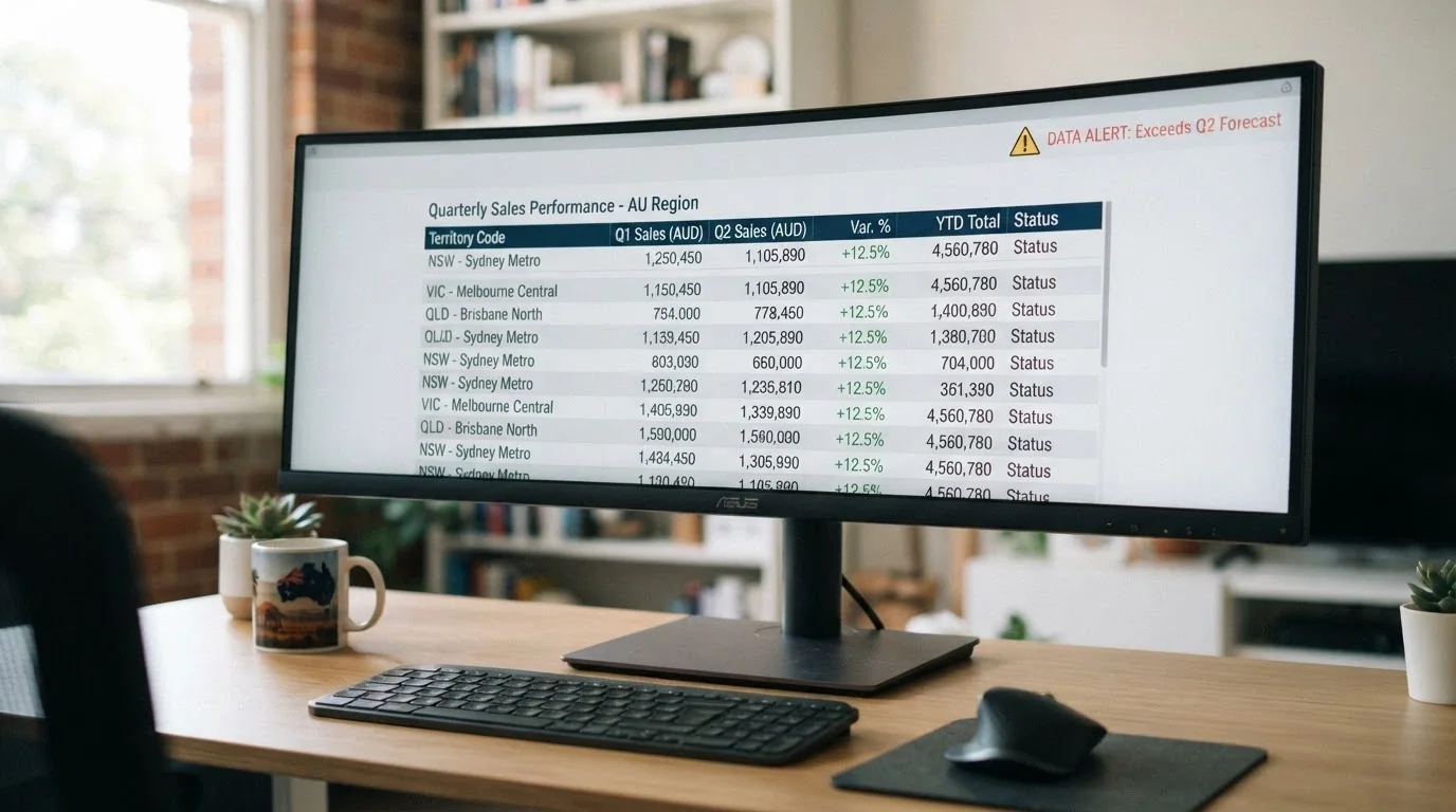 A desktop screen displaying a comparison table with operator names and bonus figures, with a regulatory warning badge visible in the corner